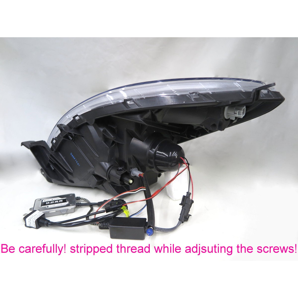 Fits TOYOTA Yaris XP90 MK2 05-08 3D/5D Guide LED Angel-Eye V2