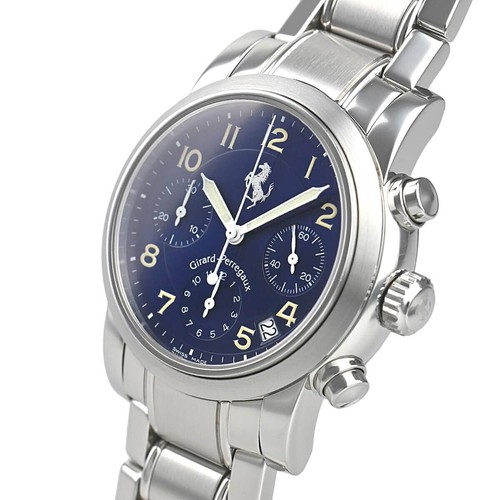 Girard Perregaux Ferrari Chronograph blaues Zifferblatt 36mm Automatik Herren... - Bild 2 von 7