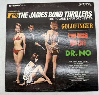 The Roland Shaw Orchestra Themes From The James Bond Thrillers London PS 412 EX