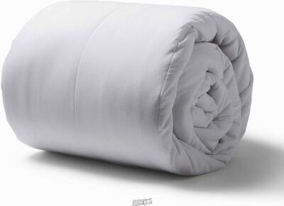 Sunbeam Thermofine Quilted Striped Heated Electric Mattress Heat Pad Twin Size