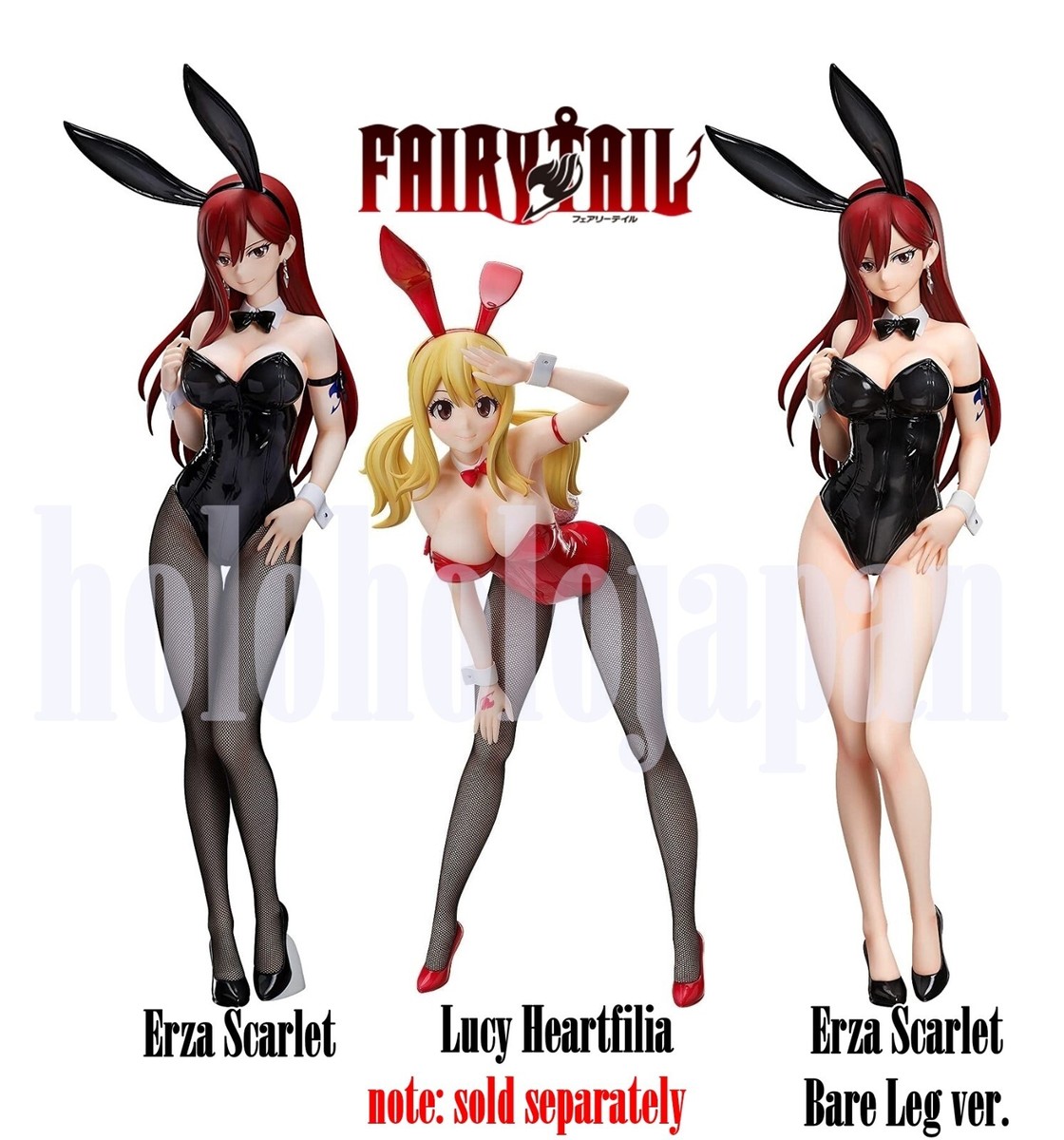 FAIRY TAIL フィギュア ルーシィ&エルザ バニーVer. フリーイング FREEing FAIRY TAIL Erza Scarlet / Lucy Heartfilia : Bunny