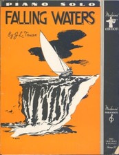 Sheet Music FALLING WATERS Piano Solo::J.L. Truax 1936