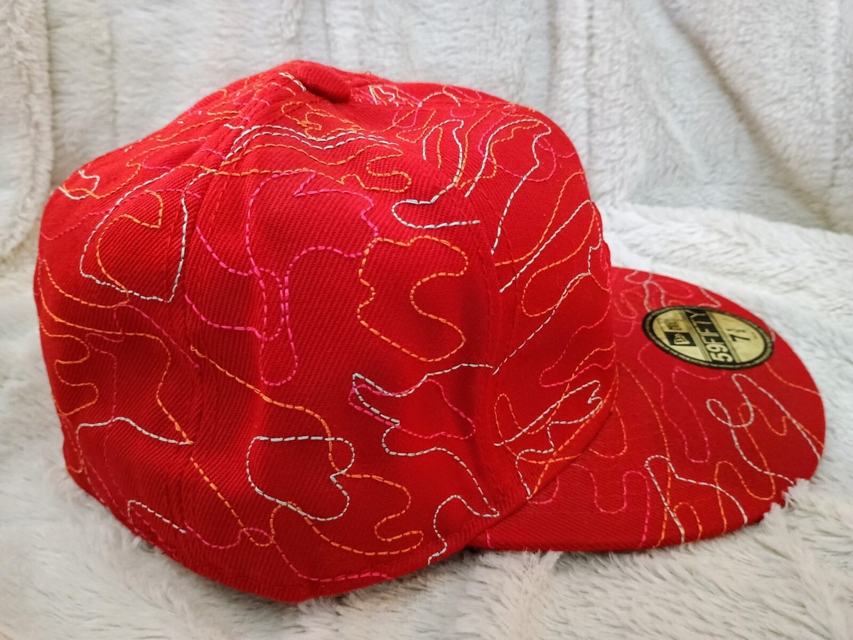 MLBキャップ 59FIFTY 赤と緑 7 1/2 MLBキャップ 59FIFTY 赤と緑 7 1/2 RARE Exclusive New Era