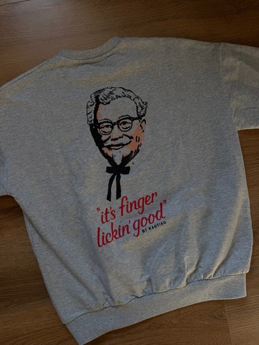 KFC Pullover by Kaotiko S Grau - Bild 4 von 4