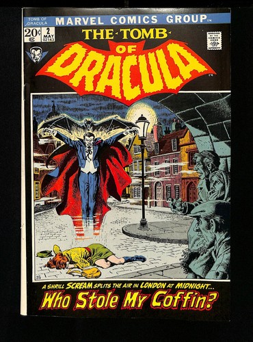 Tomb Of Dracula #2 FN 6.0 Classic Gene Colan Cover! Fear Within! Marvel 1972