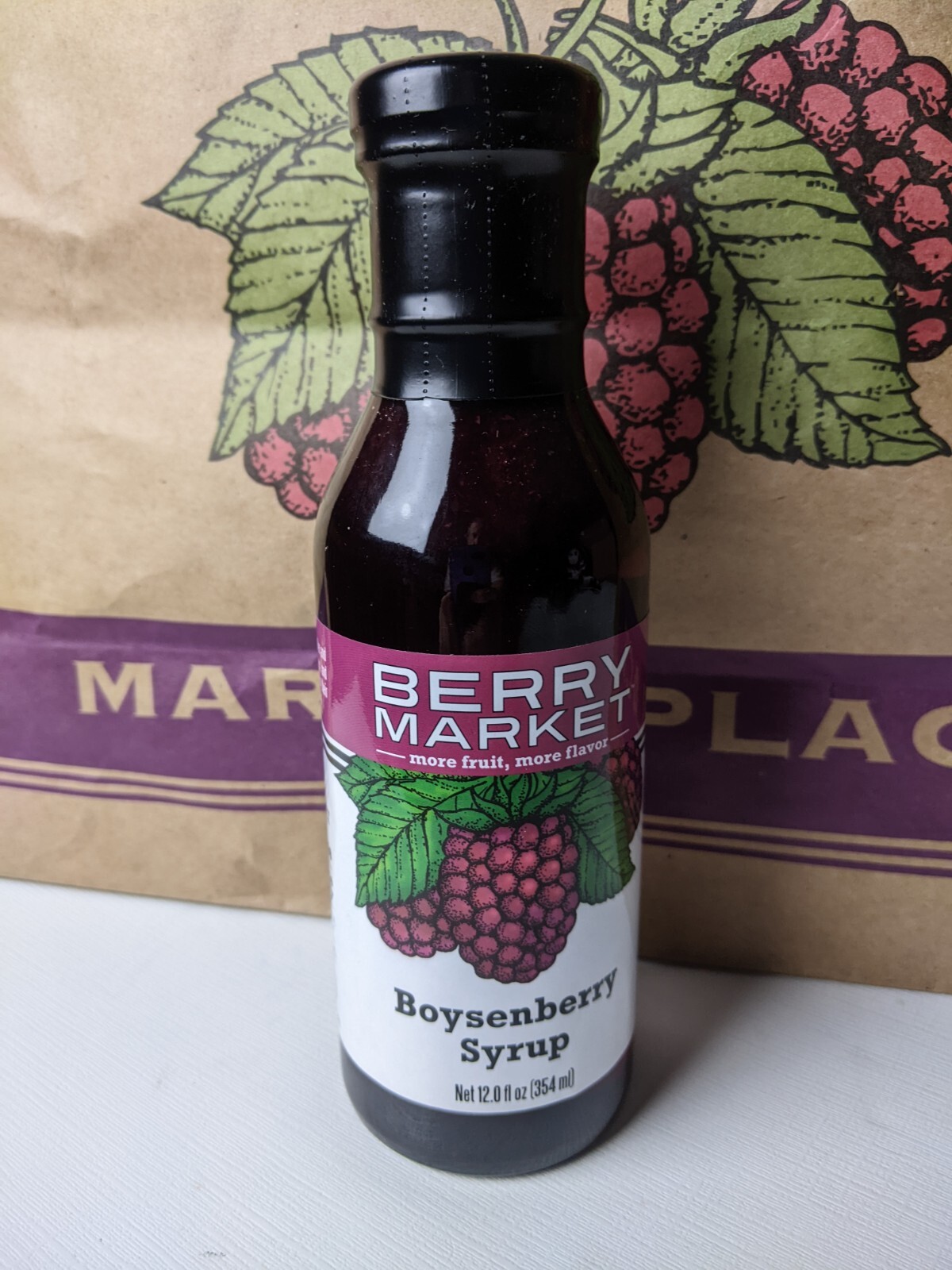 Boysenberry Syrup Berry Market Knott's Berry Farm 12oz Bottle HTF Rare