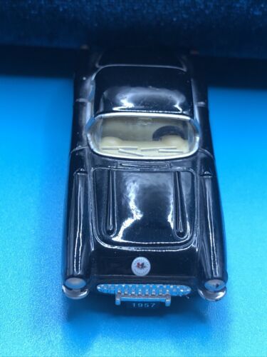 Kinsmart 1957 Chevrolet Corvette RARE Diecast Car 1:64 Pull Back Red Black - Picture 4 of 5