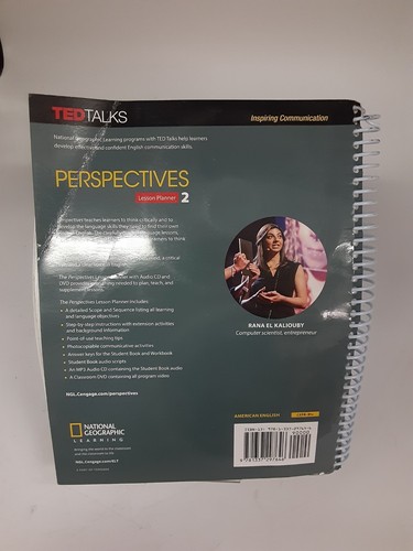 TedTalks Perspectives 2 Lesson Planner + Audio CD & DVD National Geographic - Picture 2 of 4