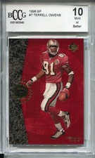 Terrell Owens #7 Prices [Rookie] | 1996 SP | Football Cards