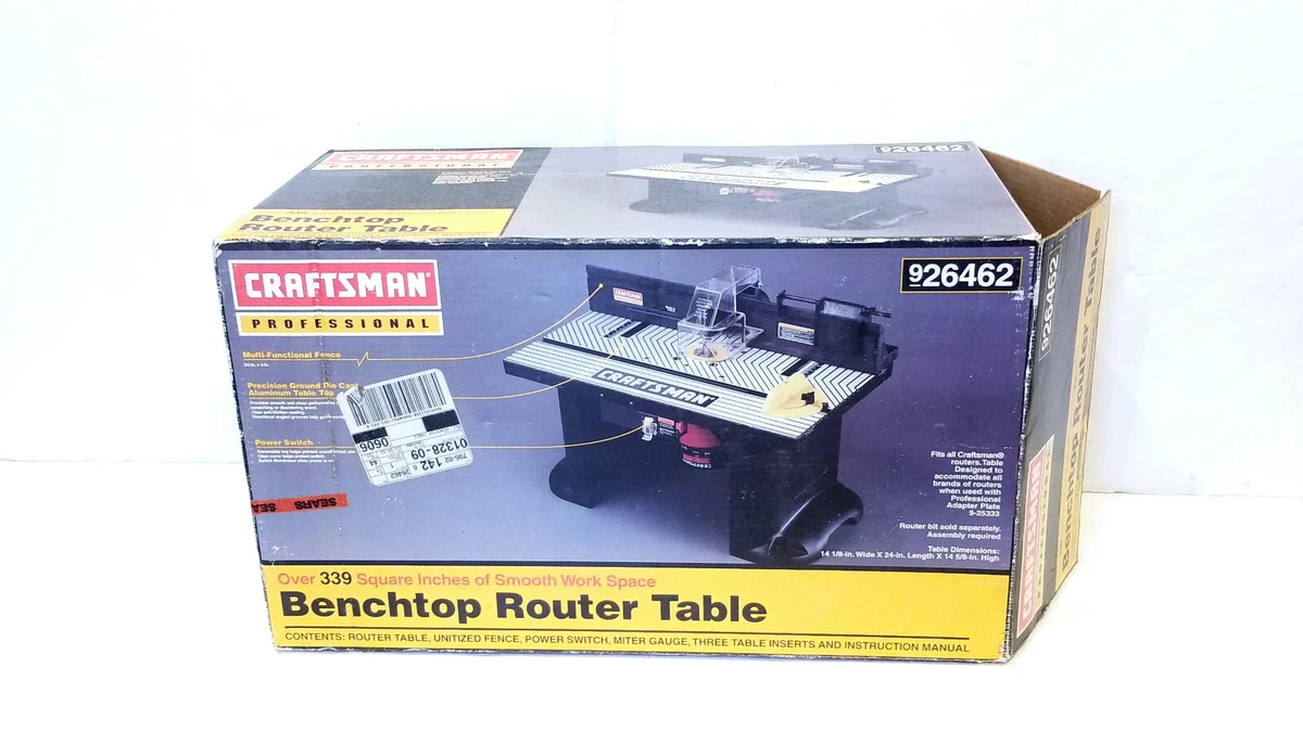 Craftsman benchtop cheap router table