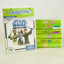 Lot of 7 LeapFrog LeapPad Explorer Leapster Games Disney Pixar Learning