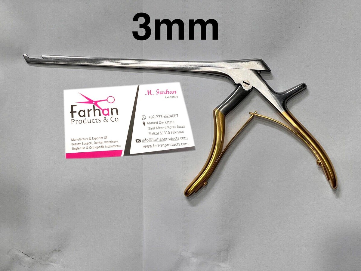 Set Rongeurs 5 Pezzi 1-5mm 45 Rongeur, Kerrison, Curved Up, 2 Mm, 8 In ...