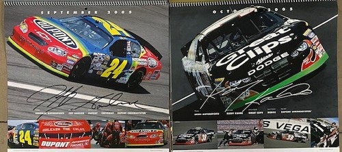 1998-2024 Jeff Gordon NASCAR Calendar 14" x 22" DuPont Axalta Perform Coatings - Picture 157 of 202