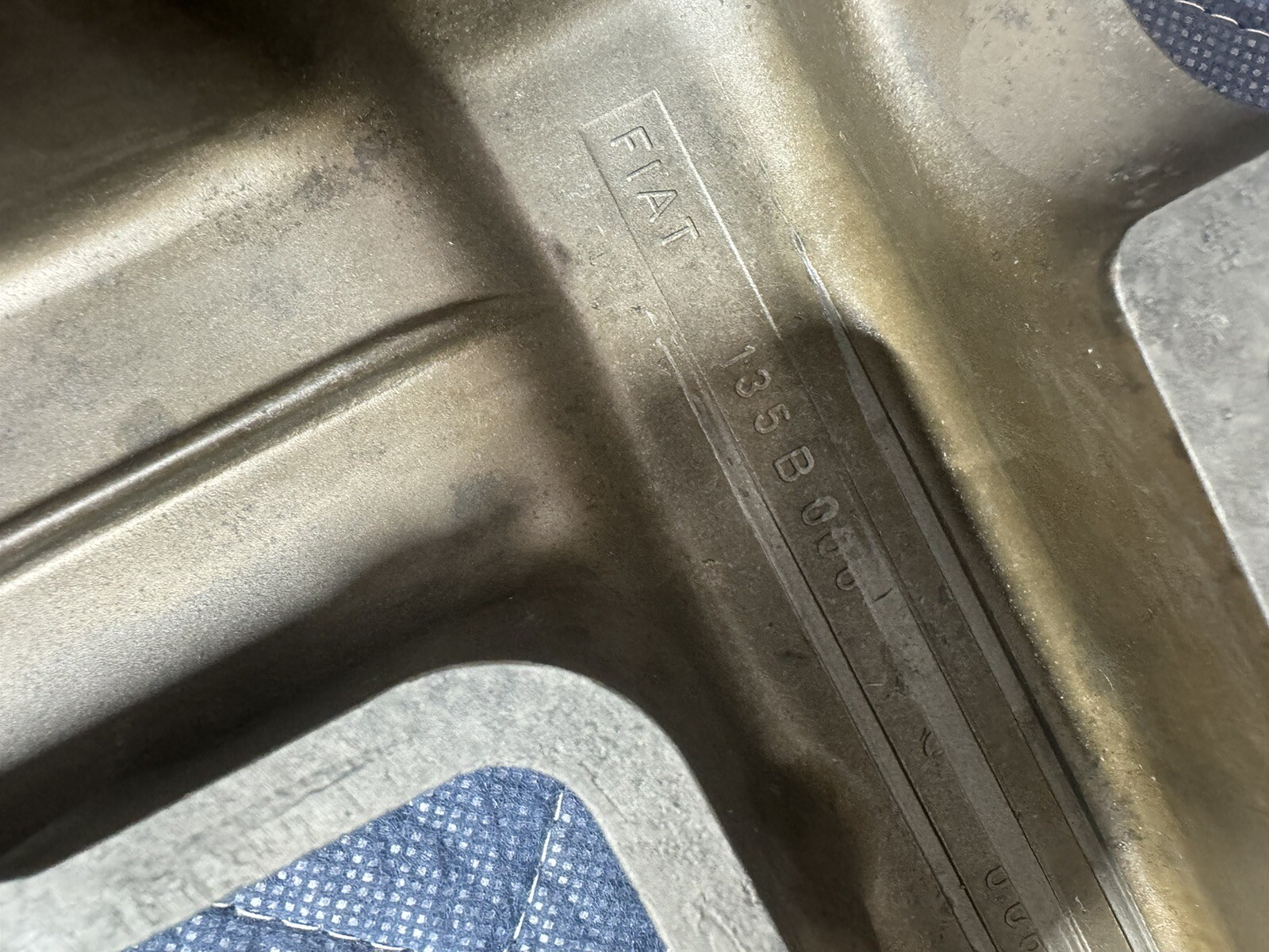 Ferrari Dino Fiat Valve Cover Blasted OEM