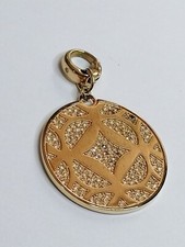 Fossil Charm Medallion Pendant 966
