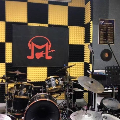 50*50*5cm High Density Acoustic Foam Panels Sound Proof Foam Studio - Picture 7 of 17
