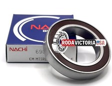 NACHI JAPAN 6908 2NSE BALL BEARING, RUBBER SEALED 40x62x12mm 61908-2RS 6908-2RS