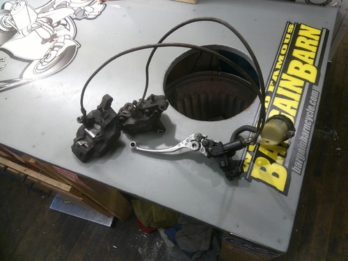 97 00 Suzuki GSXR 600 750 Brake Caliper Line Master Lever Perch Switch Srad Read - Picture 3 of 4