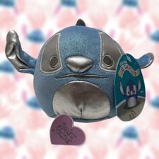 Sparkling Stitch Disney 100 Anniversary 5" Disney Squishmallow BNWT HTF RARE