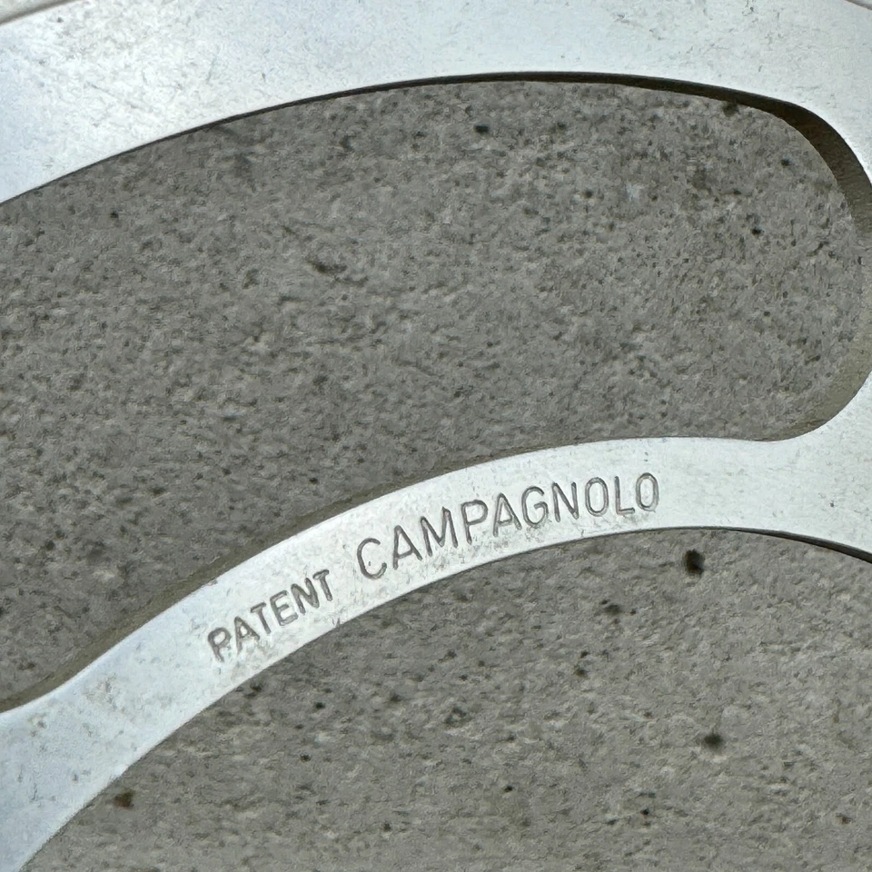 Vintage Campagnolo 54t  Chainring Patent 54 Tooth 144 BCD Alloy  Campy Italy - Image 4 of 4