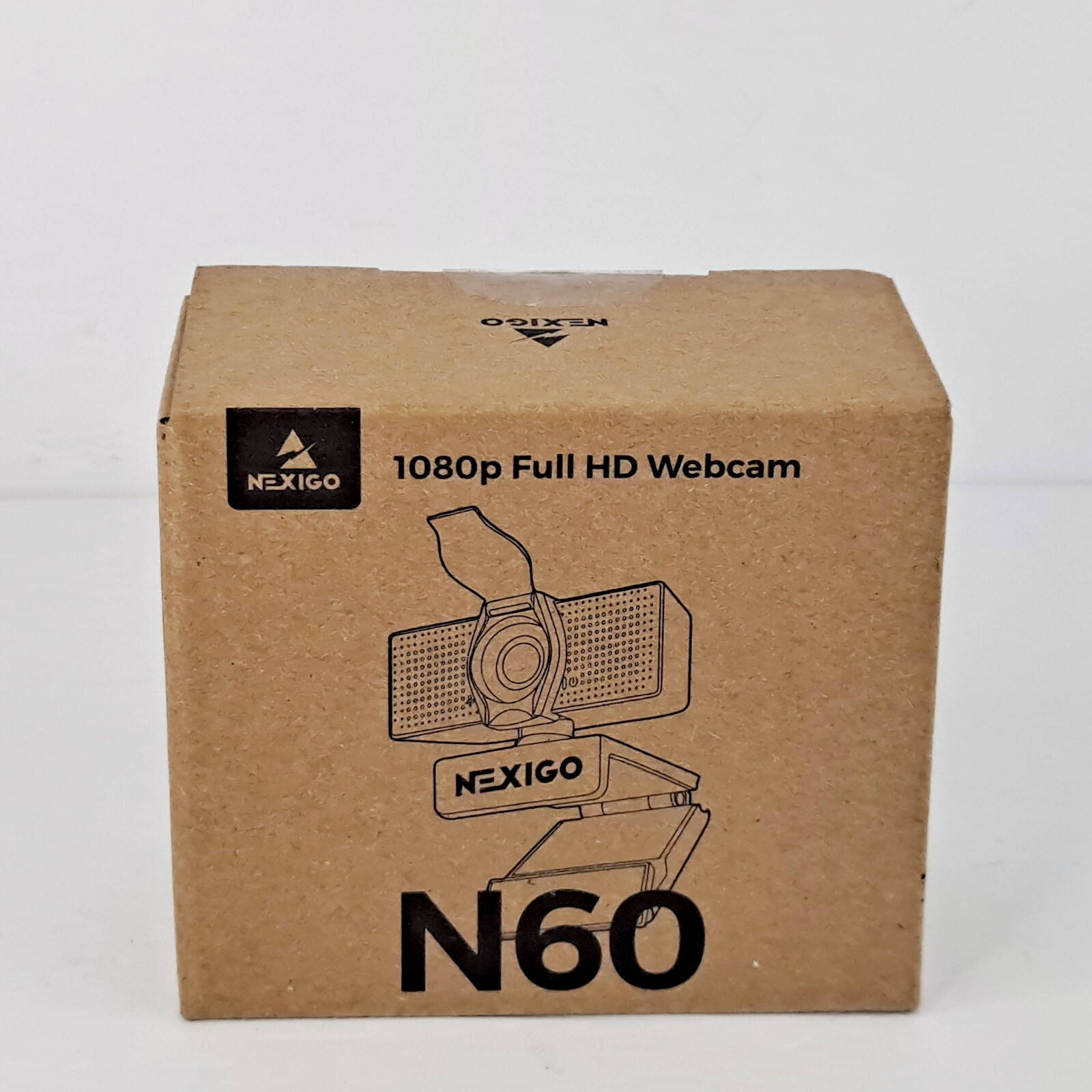NexiGo N60 1080P Webcam w Microphone, Adjustable FOV, Privacy Cover NEW 