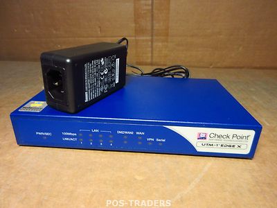 Check Point SBX-166LHGE-5 UTM-1 EDGE X VPN 4-PORT FireWall Router - INCL PSU