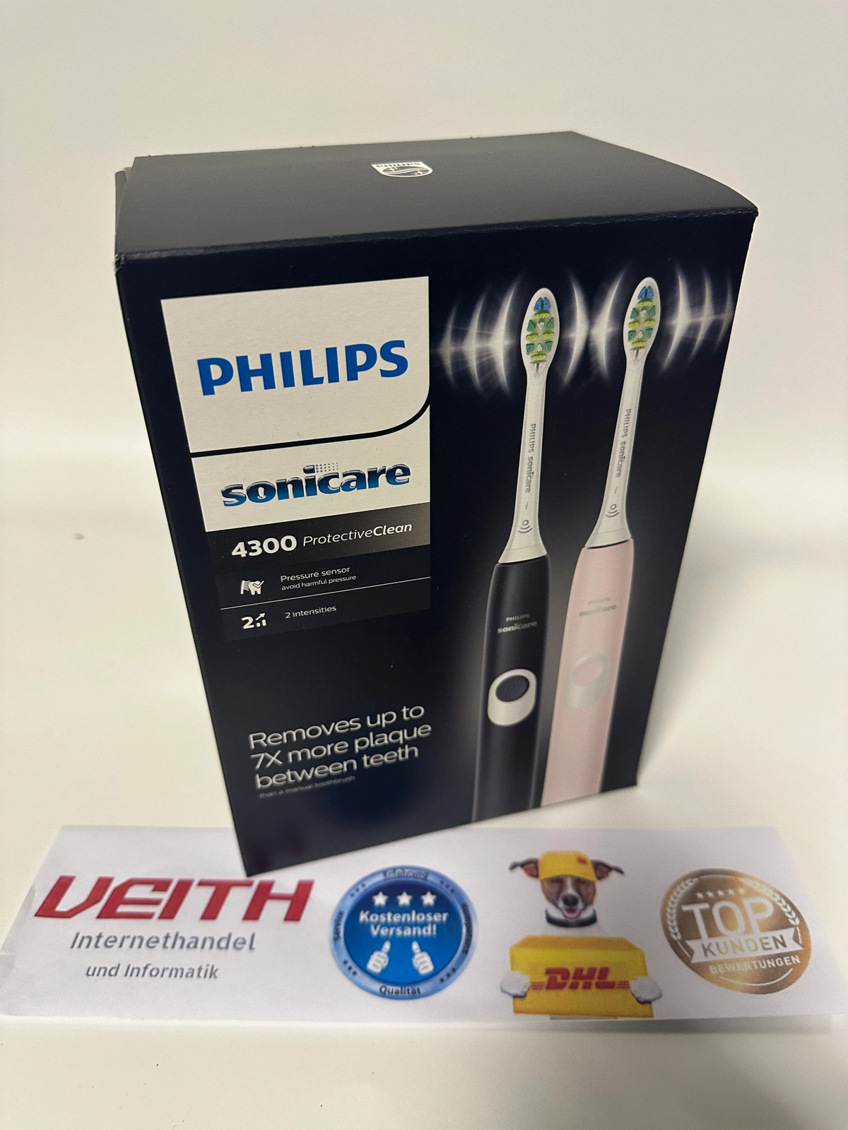 Philips 4300 Series Hx6800/35 Elektrische Zahnbürste Black Pink