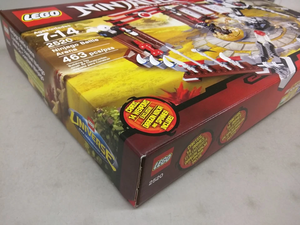 LEGO Ninjago 2520 Battle Arena NEW! Cole DX Bonezai Bone Axe Gold Nunchucks - Image 2 of 4