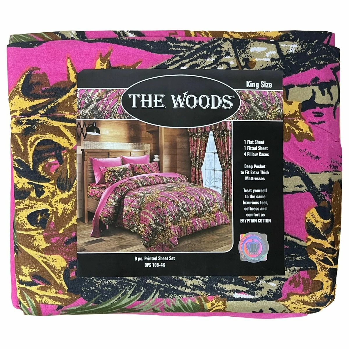 Pink camo pillow shop cases