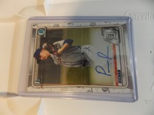 2020 Bowman Chrome Paul Richan Prospect Auto Autograph Tigers 