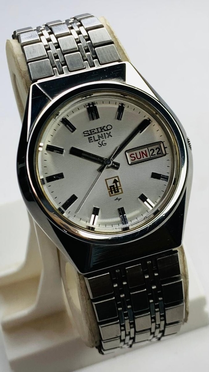 値下げ　セイコーエルニクス ELNIX SG  0723-7000 SEIKO ELNIX SG 0723-7000 Vintage Electromagnetic Watch 36mm