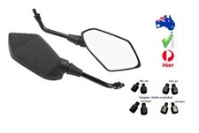 Quality Universal Carbon Look Bar Mount Mirrors set Yamaha MT01 MT03 MT10