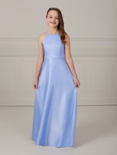 Christina Wu 32077 Mini Maids Child Formal Wedding Dress Blue A-Line 170 NWT