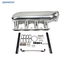 Ls3 L92 102mm High Gen Ii Intake Manifold 9.65l Big Volume With Fuel Rail Silver