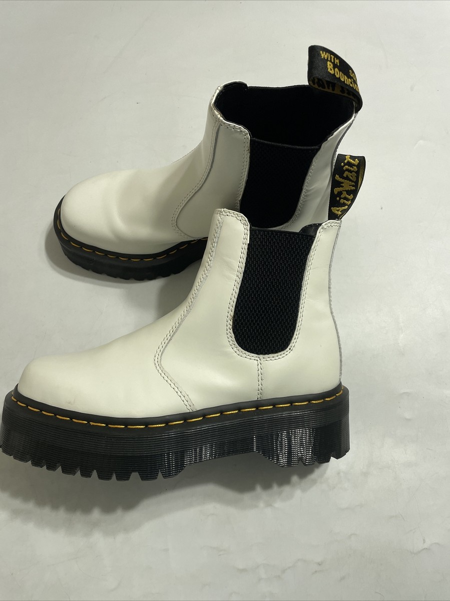 Dr Martens 2976 Quad Size Womens 7 Leather Chelsea Platform Boots