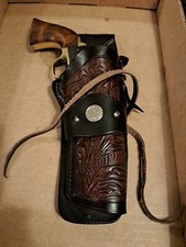 Nice Stamped Leather RH Western Holster For Colt 1873 SAA 5"