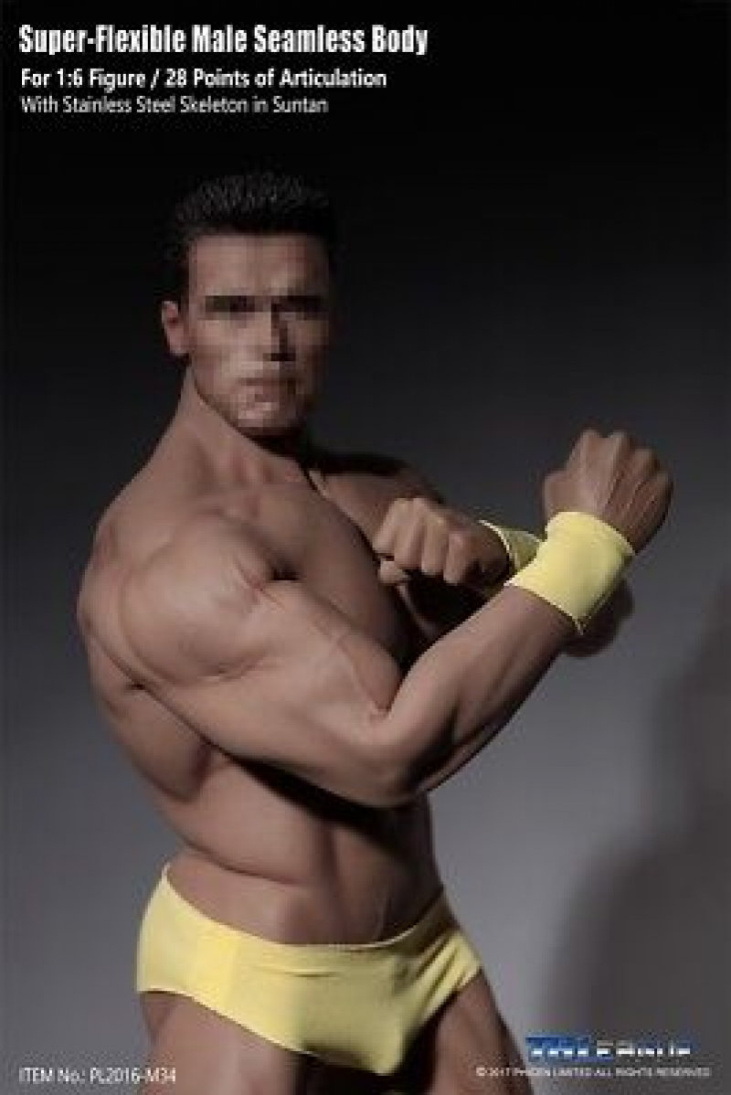 TBLEAGUE 1/6 Schaal Super Flexibele Vrouwelijke Naadloze Body S48B Bruin - 12 Inch Action Figure Lichaam