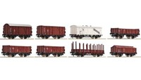 Roco 44003 H0 Achtteiliges GüTerwagenset Drg Ep Ii Neuheit 2023 Ovp+