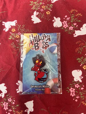 Helluva Boss Badeanzug Millie Emaille Pin RARE LIMITED EDITION