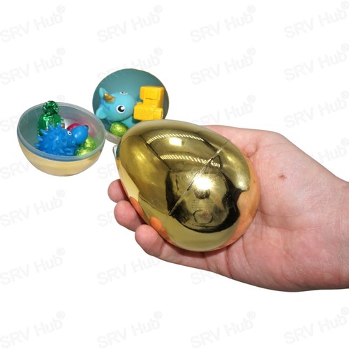 Easter Filler Eggs, Golden Egg, Egg Hunt Decoration, Party Favor, Art Craft Set - Picture 11 of 58