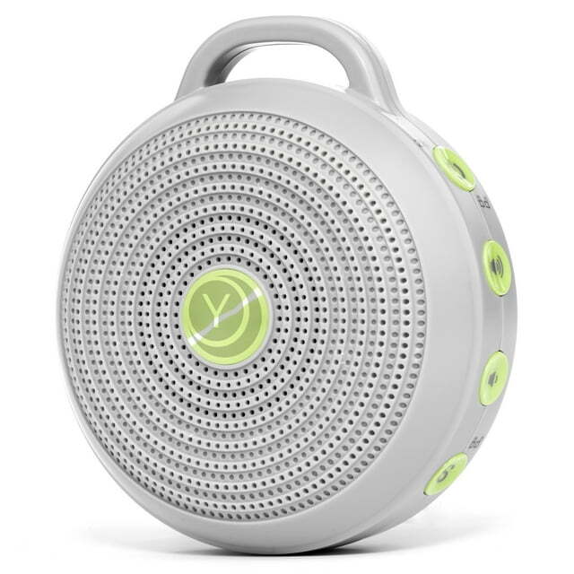 Portable White Noise Sound Sleep Sound Machine and Night Light for Babies, Gray-image