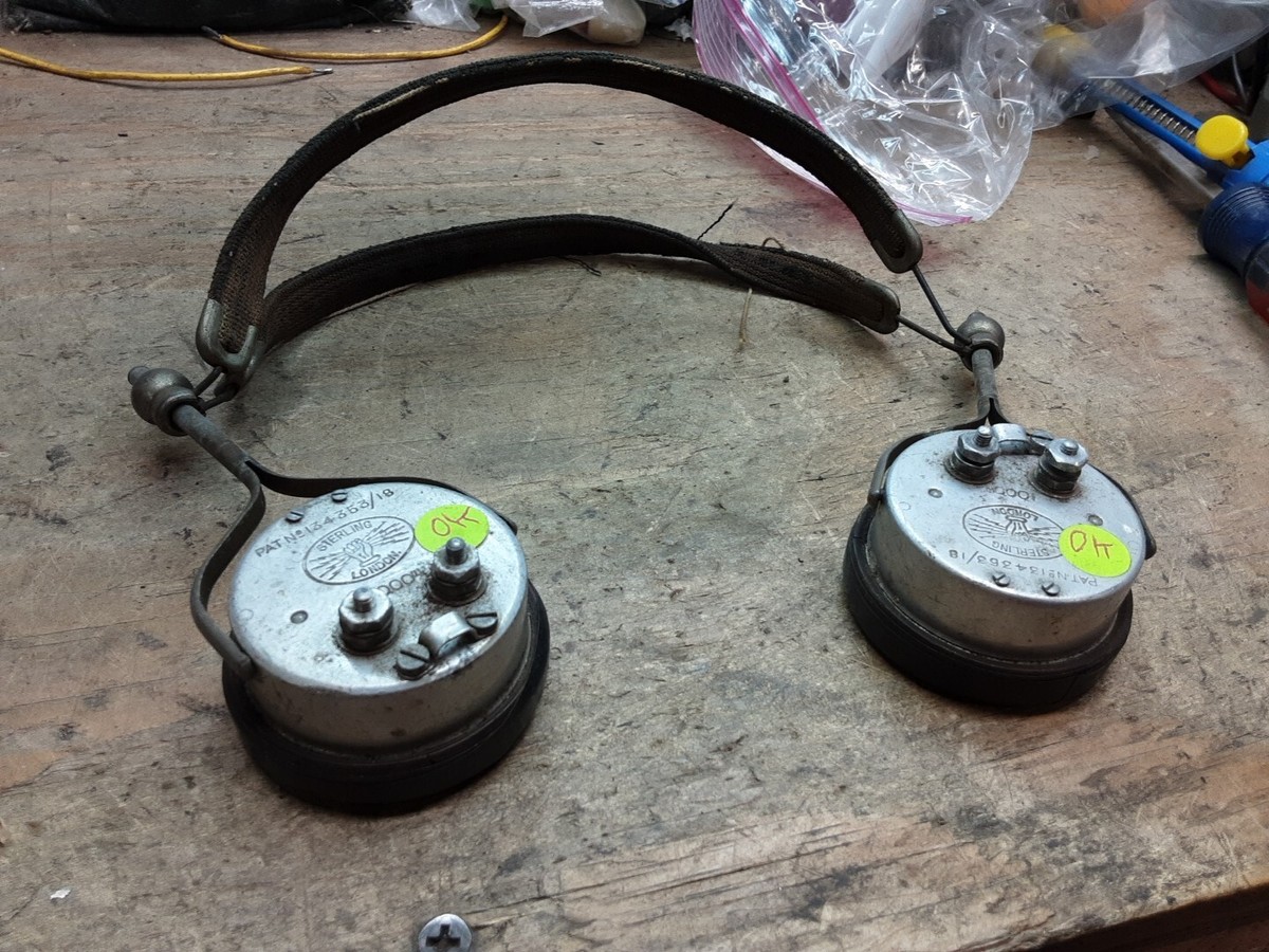 Vintage Sterling Headphones Head Phones Tested | eBay