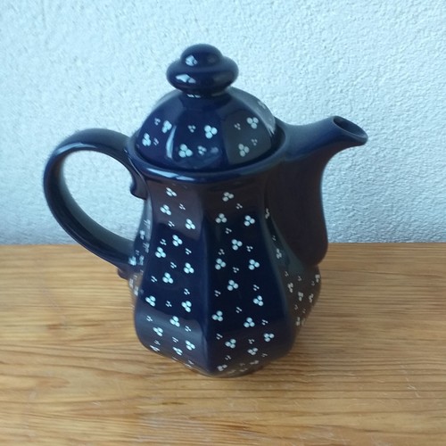 Winterling Anja Melanie blau weiß Kaffee Kanne 1,2 Liter  22 cm  - Bild 1 von 3