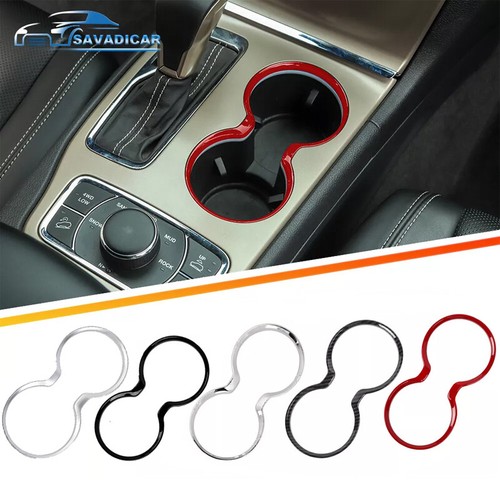 Inner Gear Shift Cup Holder Cover Trim Bezels for Jeep Grand Cherokee 2011-2021 - 第 1/26 張圖片