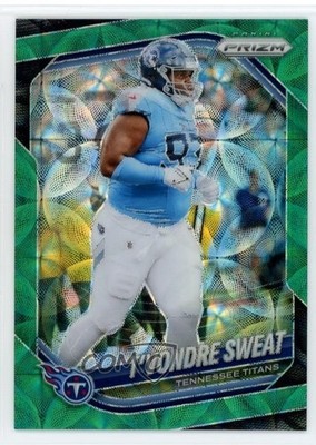 2025 Panini Prizm Green Scope Prizm /75 T'Vondre Sweat #80 c8n