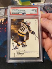2002 SPx Patrice Bergeron Rookie Redemption PSA 10
