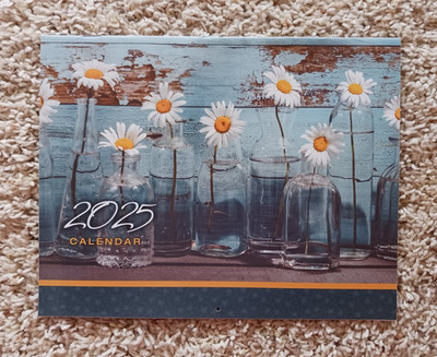 2025 Cal Farley Boys Ranch WALL CALENDAR Scenery Nature Flowers - Made In USA