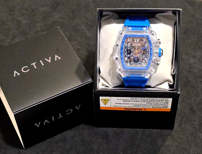 Activa Circuit X Invicta 44.3mm w/ Skeleton Dial PC Case Material Blue Watch