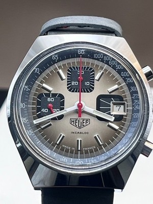 HEUER Chronograph 1611 Caliber 7765   Incabloc   Top Zustand - Revision 2025