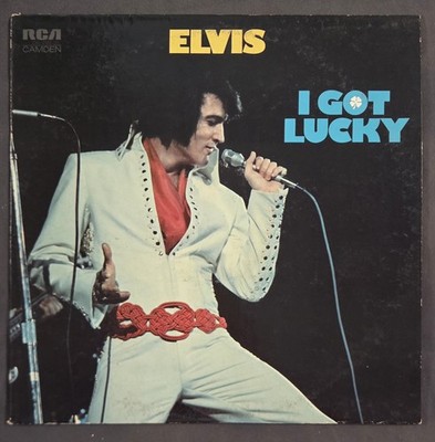 ELVIS PRESLEY I Got Lucky 1970s LP Vinyl Record Album CAL-2533 RCA Camden